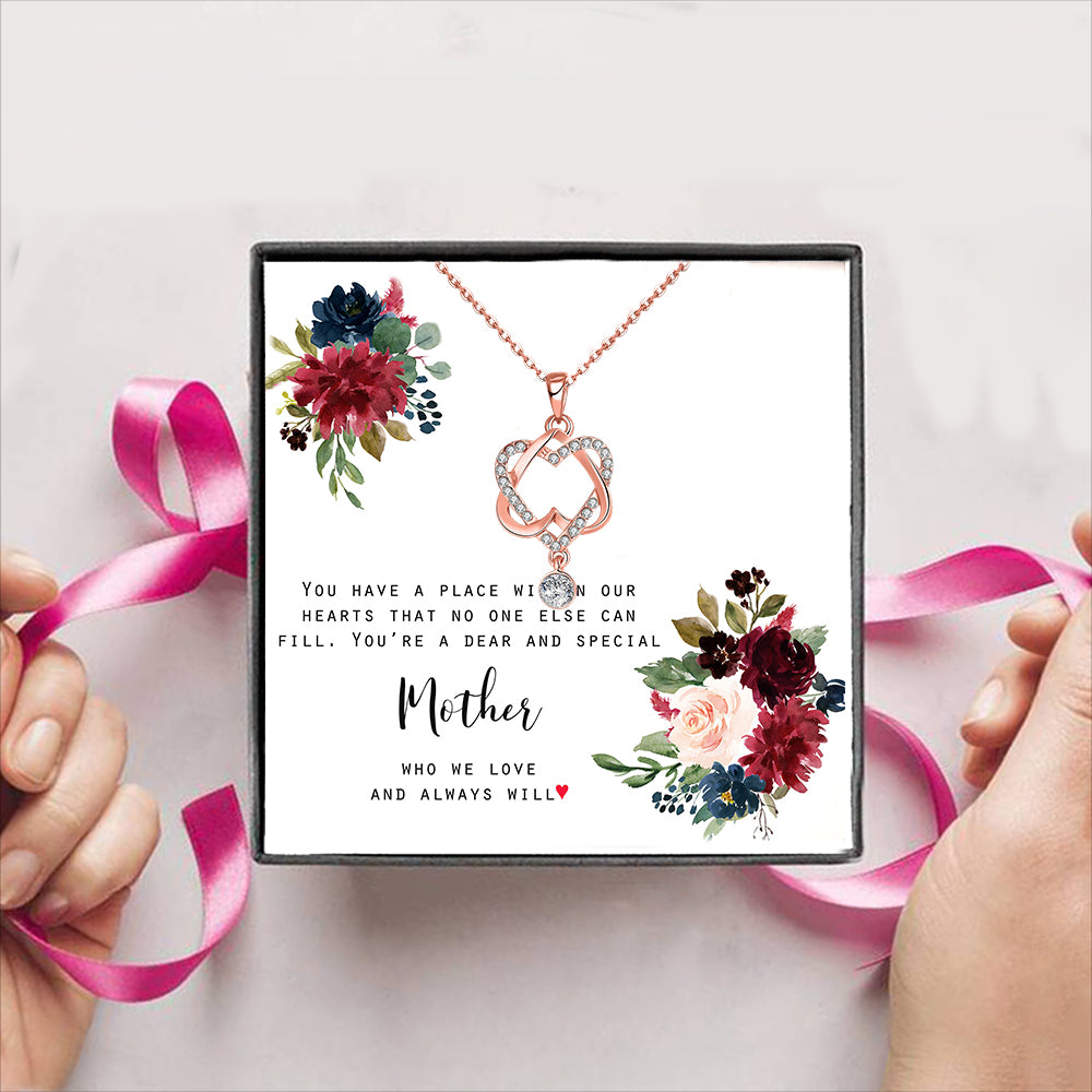 Mother Who We Loe And Always Will Gift Box + Necklace (5 Options to choose from)
