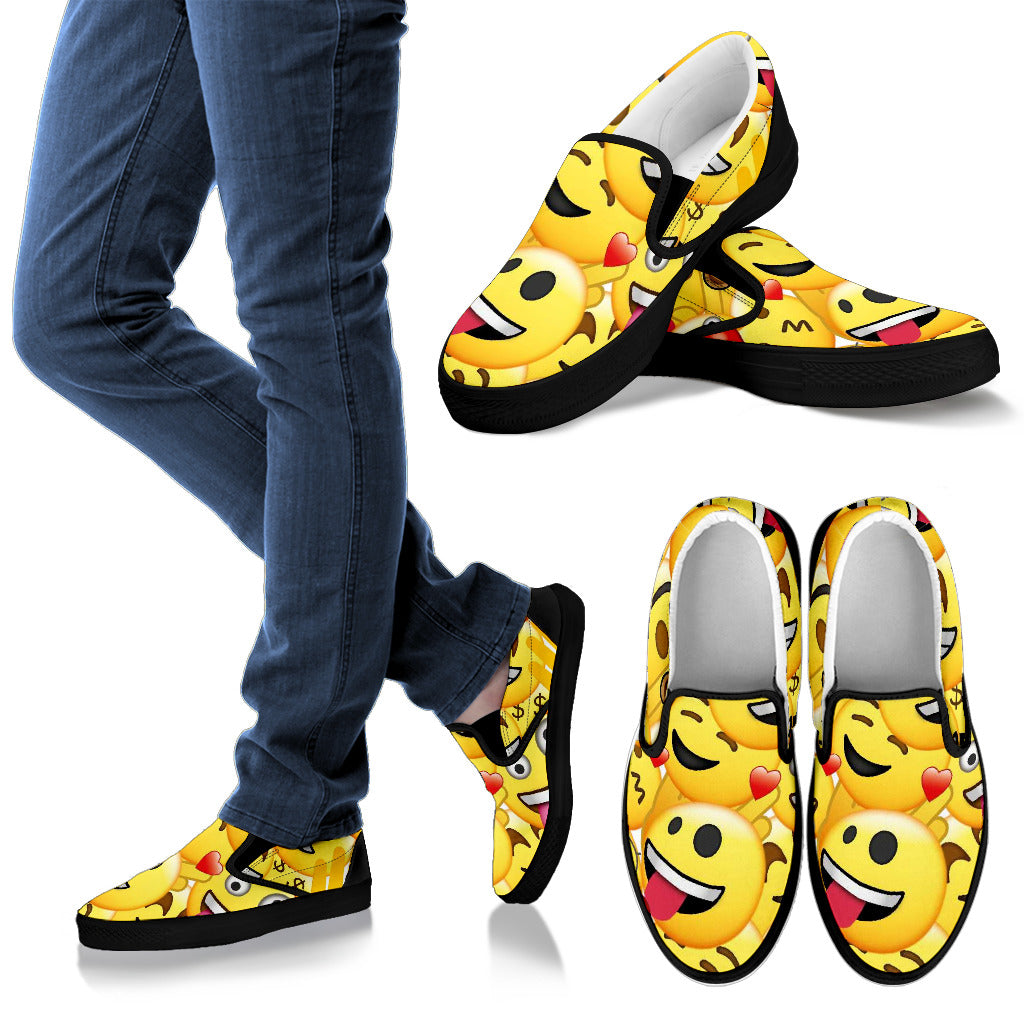 Emoji Women's Slip Ons