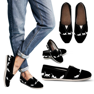 Black & White Cat Women's Casual Shoes