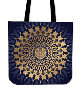 Amazing Blue Mandala Love Cloth Tote Bag