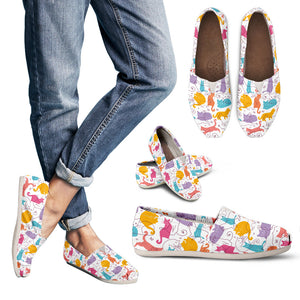 Colorful Cat Women's Casual Shoes