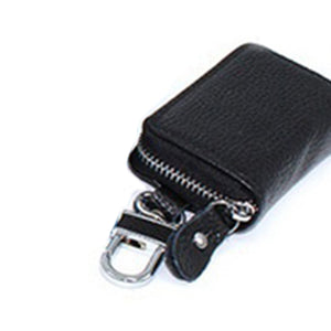 Car Key Wallet Key Holder Organizer Keychain Zipper Key Case Bag Pouch Purse