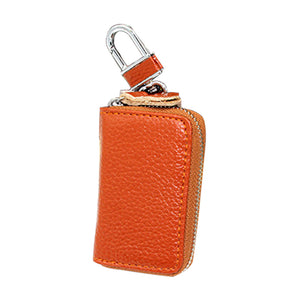 Car Key Wallet Key Holder Organizer Keychain Zipper Key Case Bag Pouch Purse