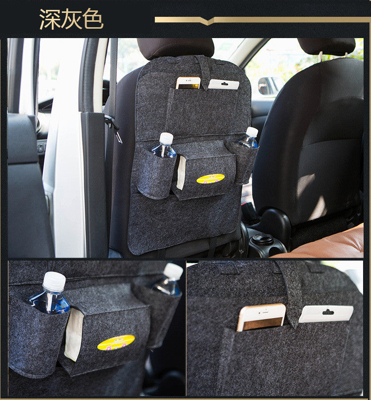 Car Seat Storage Bag Hanging Bags Car Seat Back Car Multifunction Non-woven Storage Bag