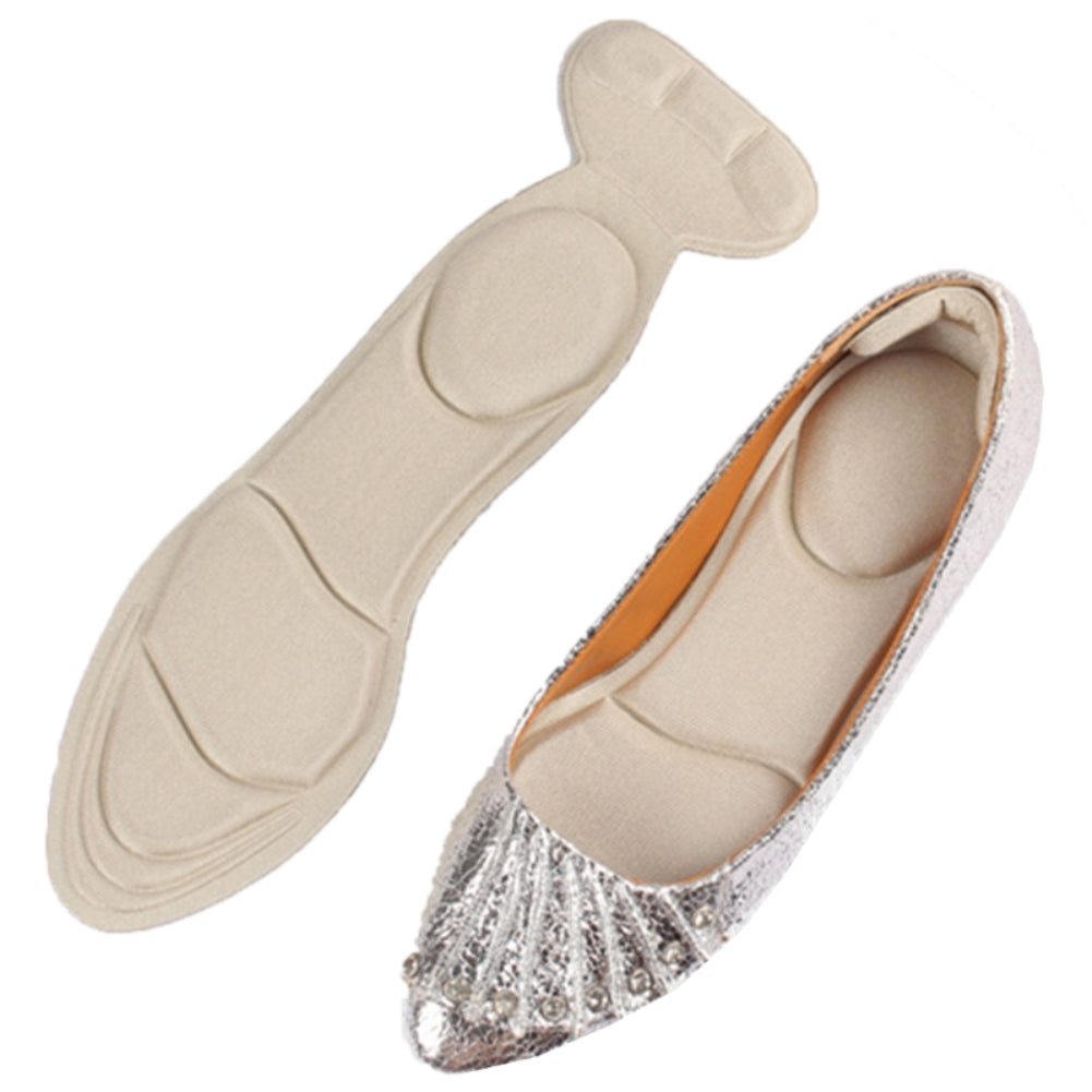 1 Pair Women High Heels Insoles Soft Foam Shockproof Massage Foot Care Shoe Pads