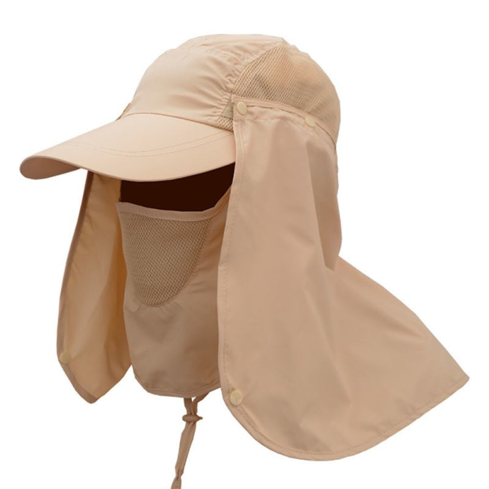 Hiking Fishing Hat Outdoors Sports Sun Resistant Neck Face Wide Brim Flap Cap