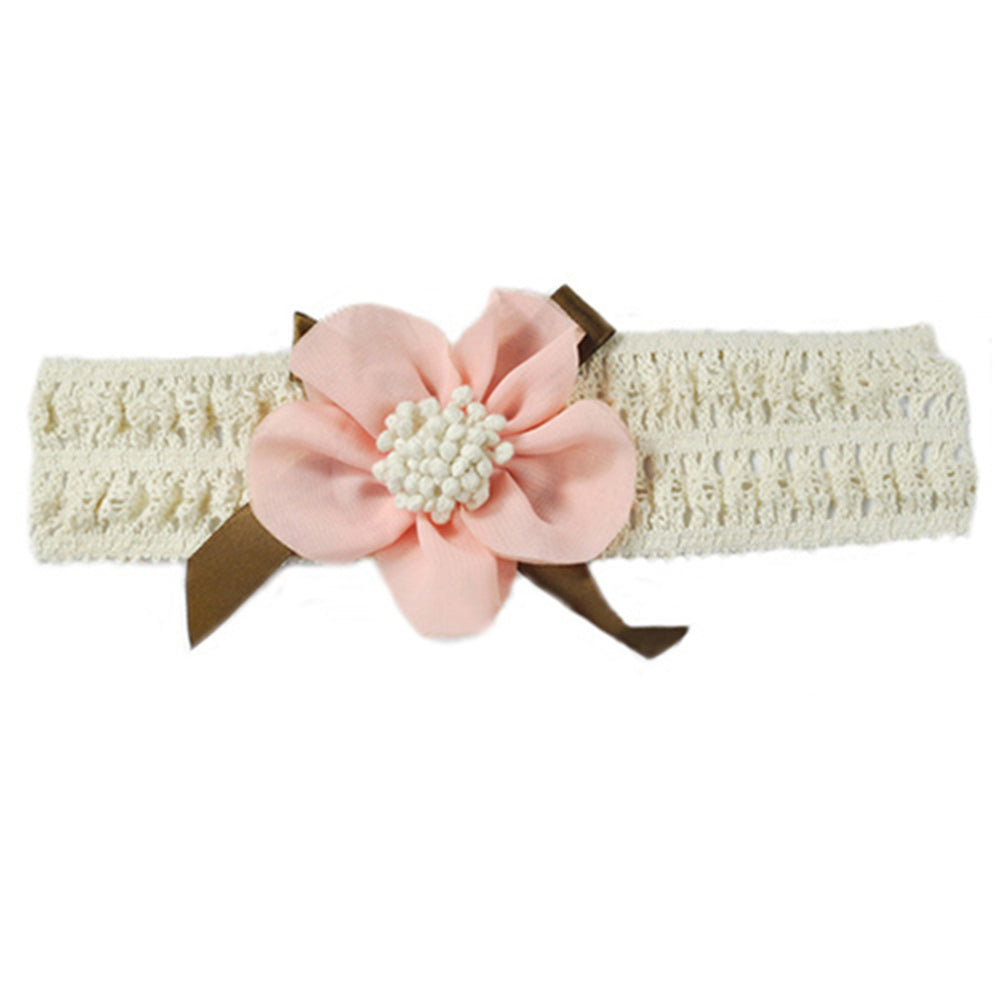 Baby Girl's Headband Flower Bow Clothing Accessories Elastic Lovely Hair Band