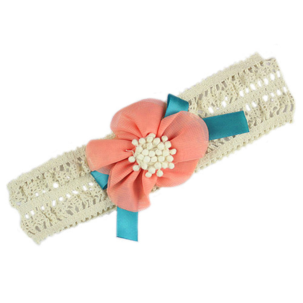 Baby Girl's Headband Flower Bow Clothing Accessories Elastic Lovely Hair Band