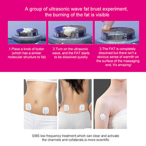 Ultrasound Cavitation EMS Body Slimming Massager Weight Loss Lipo Fat Burner Galvanic Infrared Ultrasonic Therapy Slim Machine