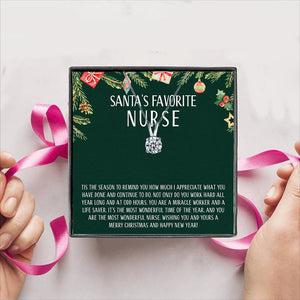 Santas Faorite Nurse Gift Box + Necklace (5 Options to choose from)