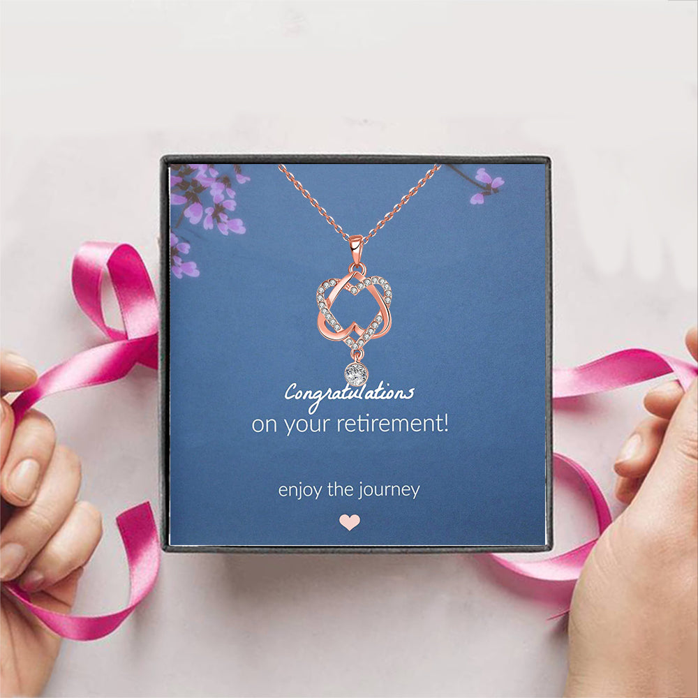 Congradulations Gift Box + Necklace (5 Options to choose from)