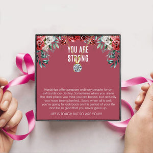 You are Strong Gift Box + Necklace (5 Options to choose from)