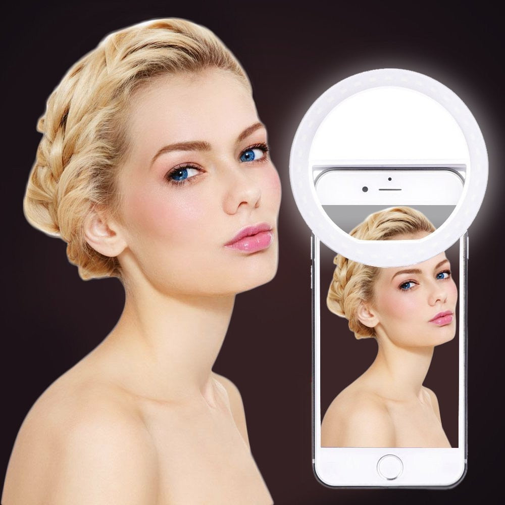 USB Charge Selfie Ring Light Portable Flash Led Camera Phone Photography Enhancing Photography Phone Selfie Light