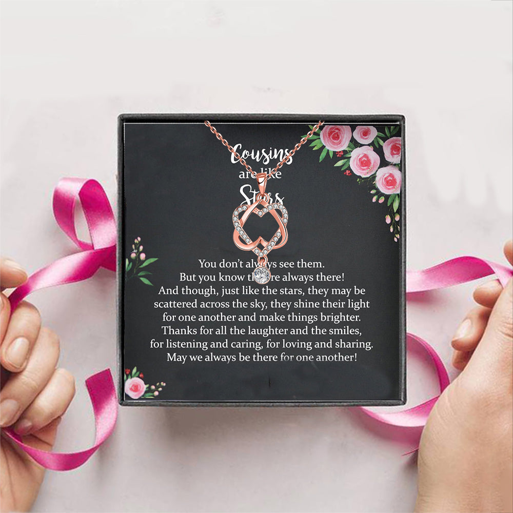 Cousins are like Stars Gift Box + Necklace (5 Options to choose from)
