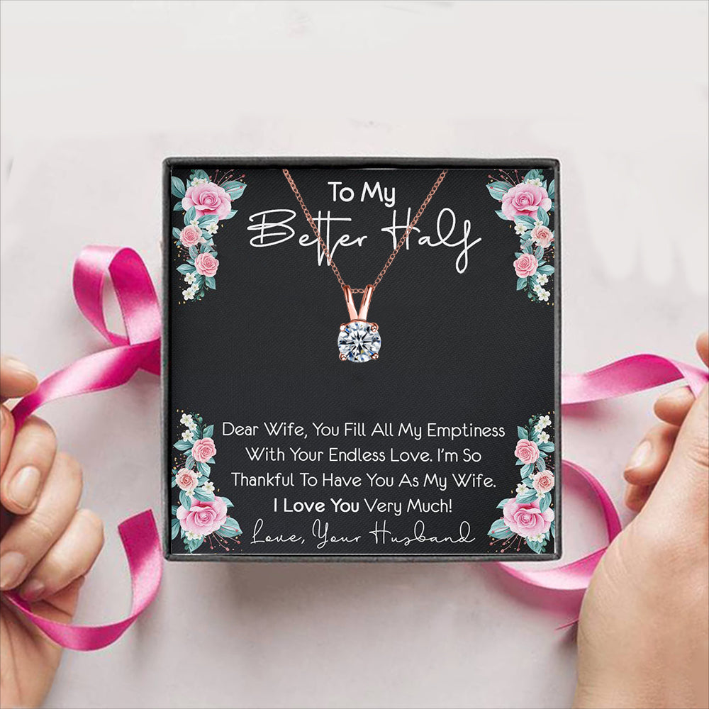 To My Better Half Gift Box + Necklace (5 Options to choose from)