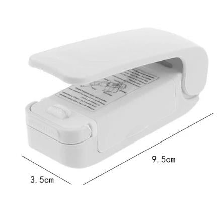 Portable Plastic Bag Sealer - White