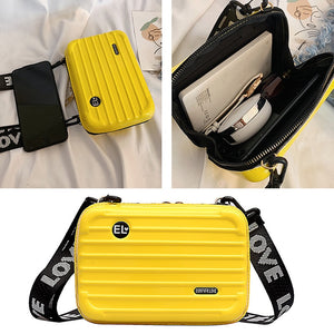 Mini Suitcase Shape Crossbody Bag