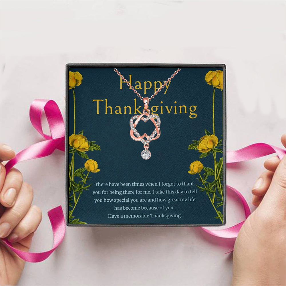 Happy Thanksgiing Gift Box + Necklace (5 Options to choose from)