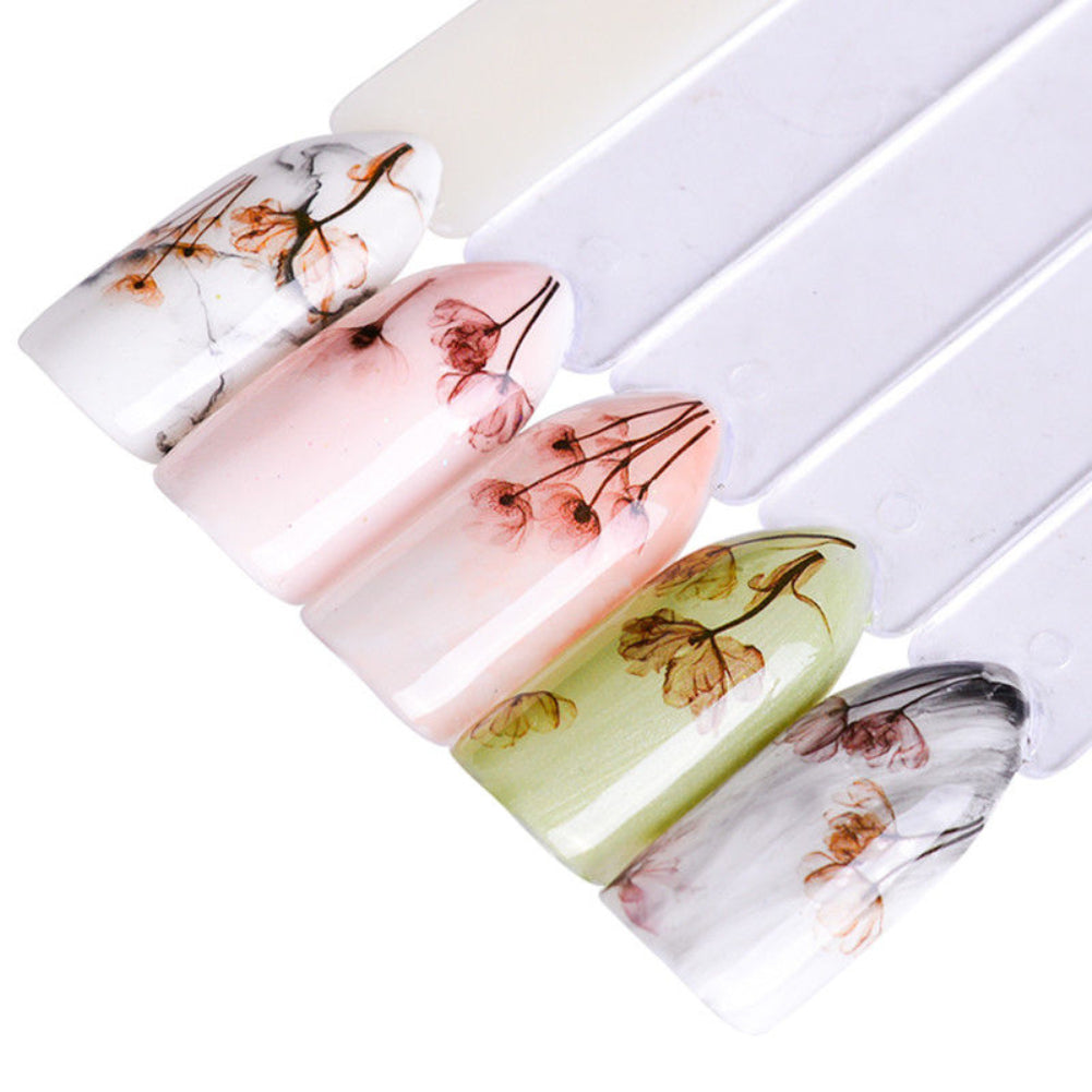 DIY 3D Dandeli Flower Manicure Nail Art Adhesive Stickers Decals Decoration
