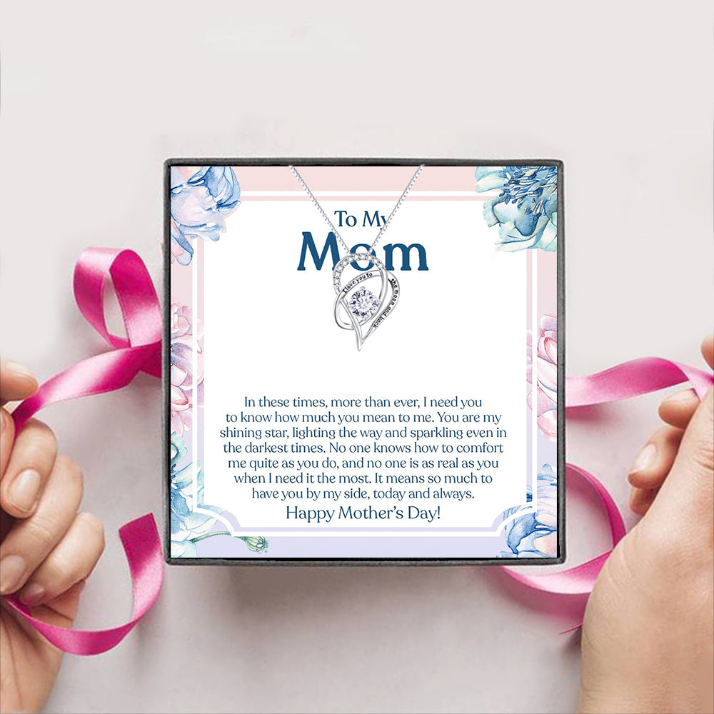 To My Mom Happy Mothers Day Gift Box + Necklace (5 Options to choose from)