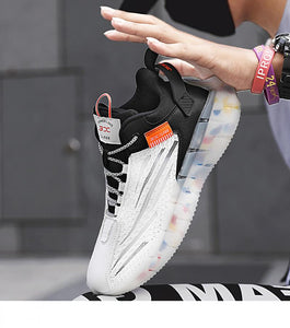 2021 Fashion New Men Sneakers High Quality Breathable Reflective Male Running Shoes Comfortable Thick Bottom Men Shoes