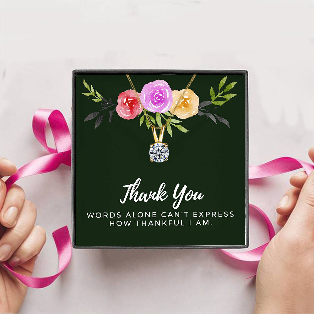 Thank You Gift Box + Necklace (5 Options to choose from)
