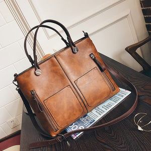 Wax Oil Leather Bag