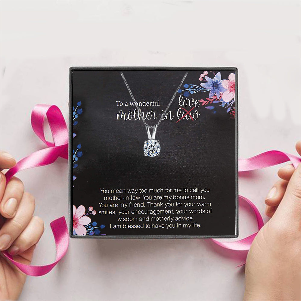 To a wonderful Mother in Loe Gift Box + Necklace (5 Options to choose from)
