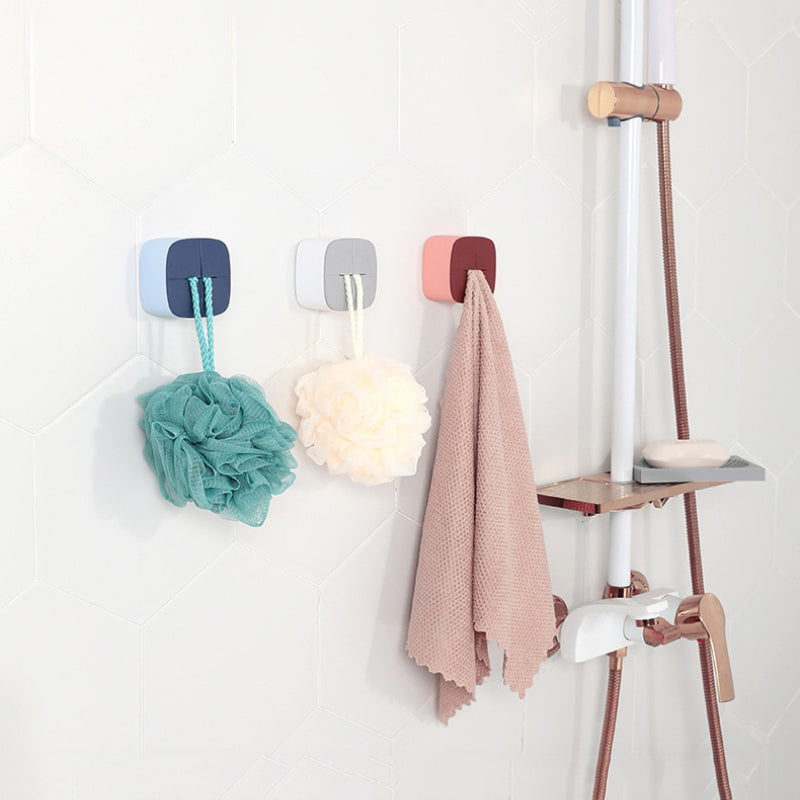 Towel Plug Holder Self Wall Mount Organizer Towel Rack Kitchen Towels Storage Wash Cloth Clip Organizer Bathroom Accessories