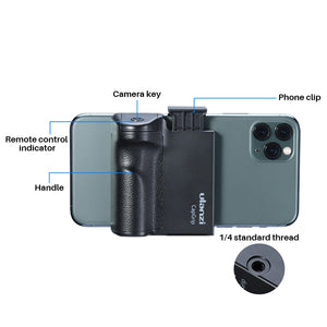 Handheld Selfie Booster Hand grip Bluetooth Remote Control Phone Shutter