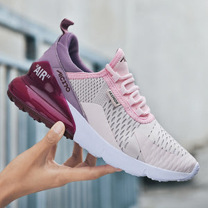 2020 New Fashion Tennis Shoes for Women Air Mesh Soft Pink Black Sneakers Gym Sport Shoes Basket Femme Trainer Tenis Feminino