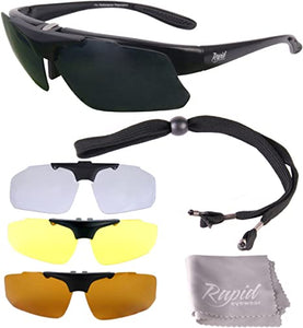 Pro Plus Mens and Womens Rx SPORTS SUNGLASSES FRAME with Interchangeable Lenses