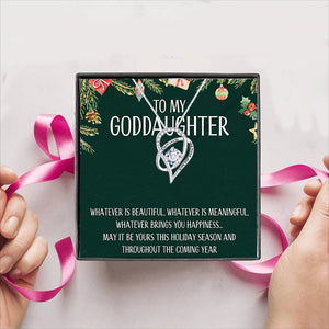 To My Goddaughter- Christmas Gift Box + Necklace (5 Options to choose from)