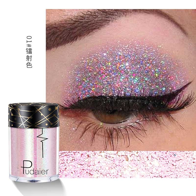 Pudaier Shimmer Holographic Sequins Glitter Tattoo