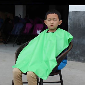 Child Salon Waterproof Hair Cut Hairdressing Barbers Cape Gown Wai Cloth