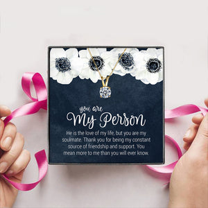 You are My Person Gift Box + Necklace (5 Options to choose from)
