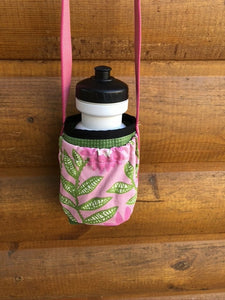 Water Bottle Holder With Pocket Floral Print