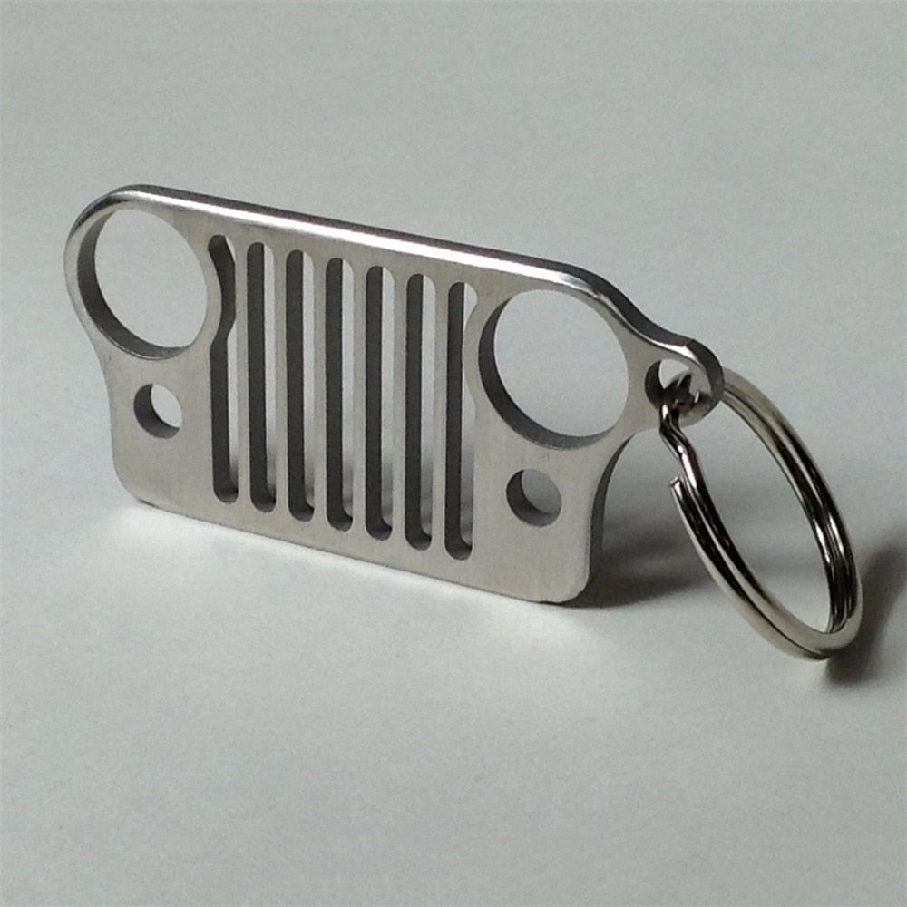 Stainless Steel Grill Key Chain KeyChain Grill Key Ring Unive