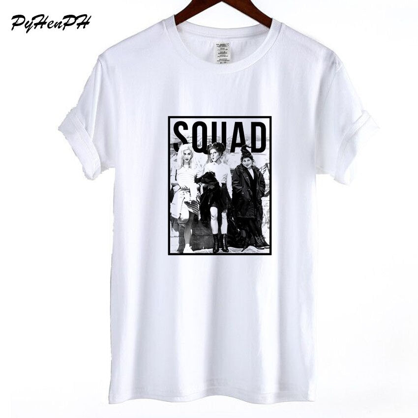 Harajuku Hocus Pocus Squad Print Summer T-Shirt