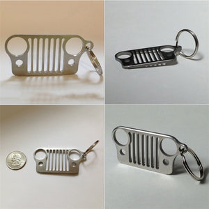 Stainless Steel Grill Key Chain KeyChain Grill Key Ring Unive
