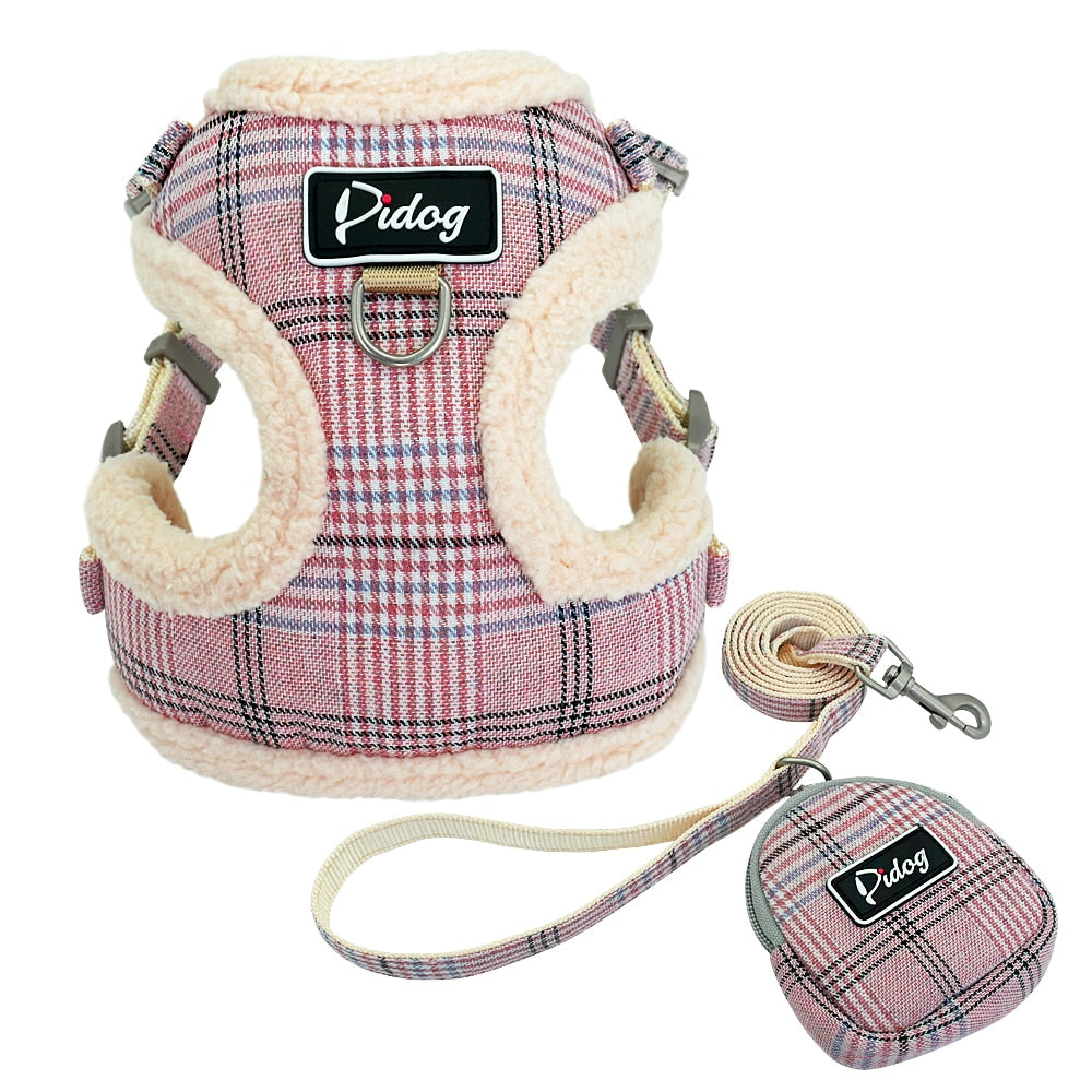 Soft Pet Dog Harnesses Vest No Pull Adjustable Chihuahua Puppy Cat Harness Leash Set For Small Medium Dogs Coat Arnes Perro