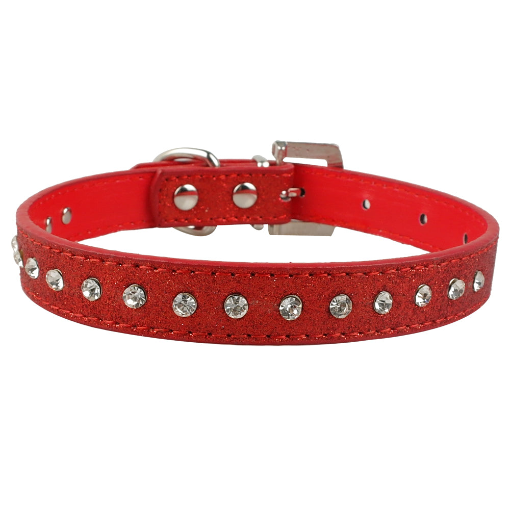 Puppy Cat Collars Adjustable Leather Bowknot