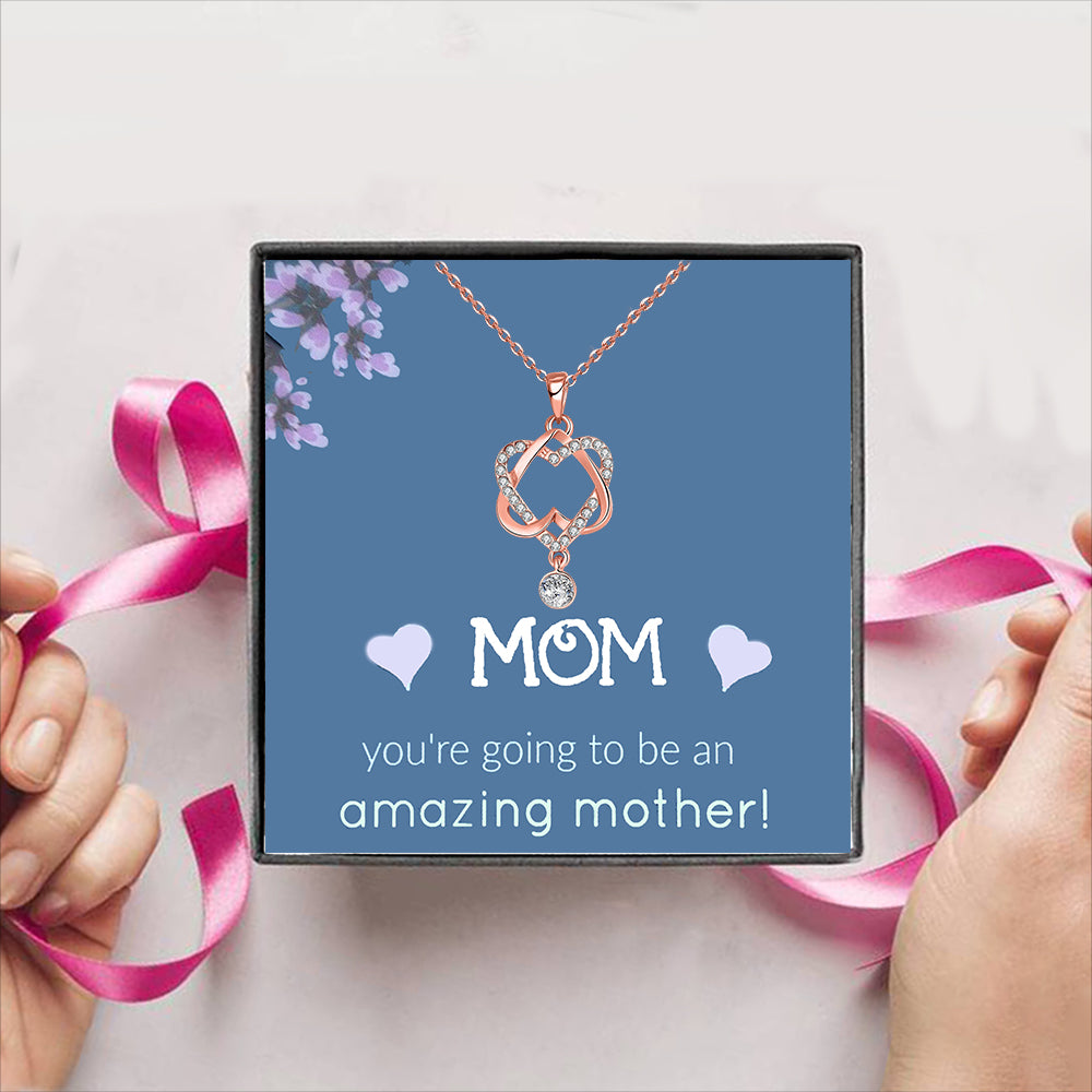 MOM your going to be an Amazing Mother Gift Box + Necklace (5 Options to choose from)