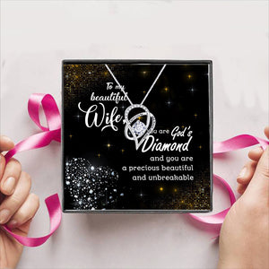 My Wife is Gods Diamond Gift Box + Necklace (5 Options to choose from)