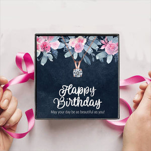 Happy Birthday Gift Box + Necklace (5 Options to choose from)