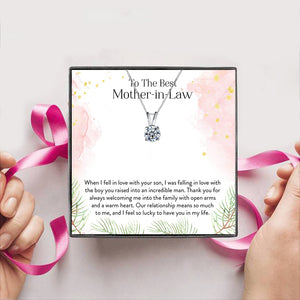 To The Best Mother-in-Law Gift Box + Necklace (5 Options to choose from)