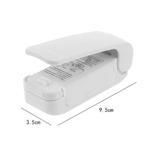 Portable Plastic Bag Sealer - White