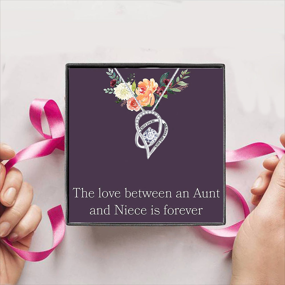 The Loe Between an Aunt and Niece is Foreer Gift Box + Necklace (5 Options to choose from)