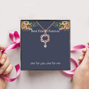 Best Friend Foreer one for you, one for me Gift Box + Necklace (5 Options to choose from)