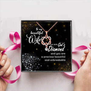 My Wife is Gods Diamond Gift Box + Necklace (5 Options to choose from)
